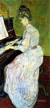 Marguerite Gachet au Piano Vincent van Gogh Peinture à l'huile